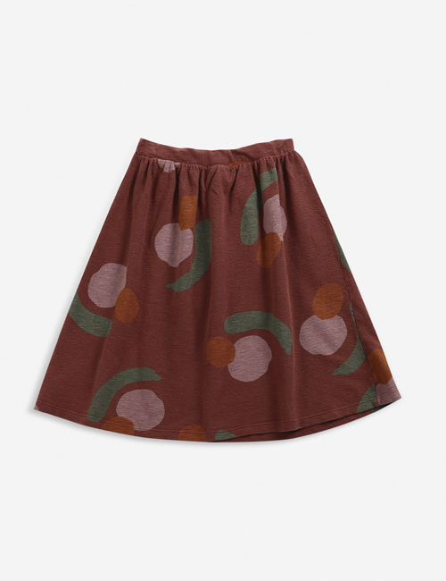 [BOBO CHOSES]  Fruits All Over jersey midi skirt