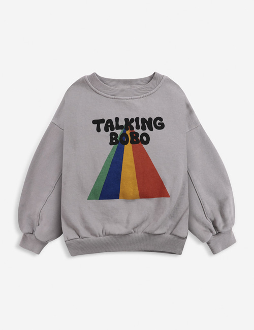 [BOBO CHOSES]  Talking Bobo Rainbow sweatshirt