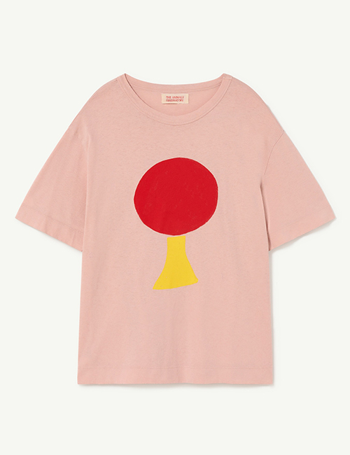[The Animals Observatory]  ROOSTER OVERSIZE KIDS T-SHIRT Rose [ 2Y, 3Y, 8Y, 10Y]